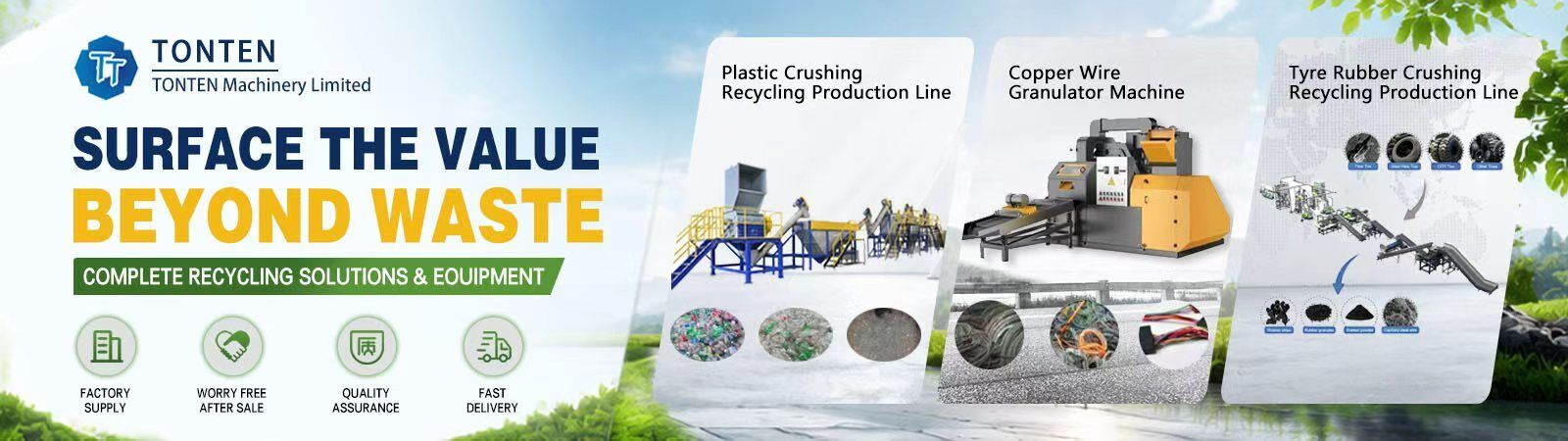 Nhà máy tái chế phân loại rác