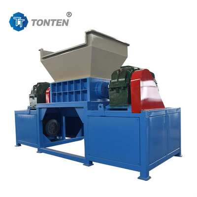 Máy xé lốp xe bucket nhựa Double Shaft Machine Shredder