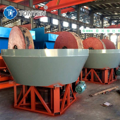 Máy nghiền vàng tròn ẩm ướt Pan Mill 1200 Gold Mining Separator For Africa