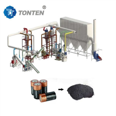 Máy tái chế pin lithium LFP phế liệu Thiết bị dây chuyền sản xuất