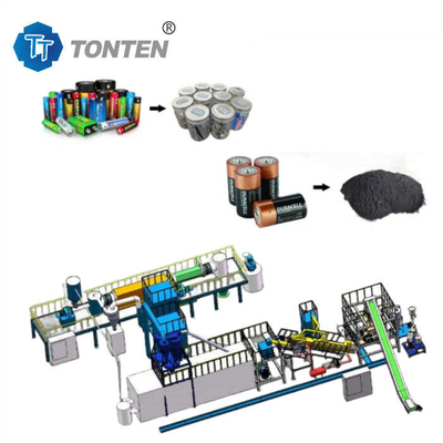 Máy tái chế pin lithium LFP phế liệu Thiết bị dây chuyền sản xuất