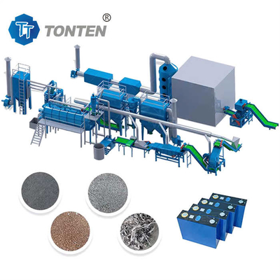 Đường dây chế biến máy tái chế pin lithium ion ô tô