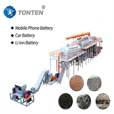 Máy tái chế pin lithium ion axit chì chất thải