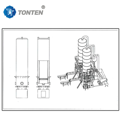 TONNES Máy sản xuất máy nghiền thủy tinh công nghiệp để cát 6-25t mỗi lô