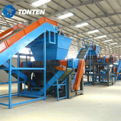 Dòng sản phẩm máy cắt lốp cao su Nhà máy tái chế cao su Máy nghiền lốp