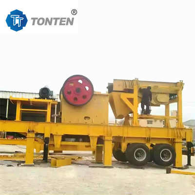 Nhà máy đập rác xây dựng di động Nhà máy đập sỏi đá