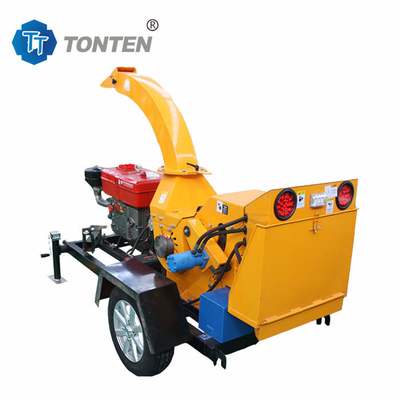 Cây nhánh gỗ máy nghiền gỗ Chipping Machine Diesel di động