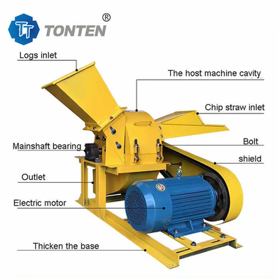 Máy nghiền gỗ Máy nghiền gỗ Cây cưa Cành vườn