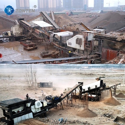 Xưởng xây dựng Chiếc máy tái chế gạch rác Nhà máy nghiền đá