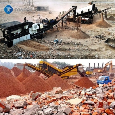 Rác thải đá vôi Granite Stone Crusher Máy phân loại 85kw cho công trình xây dựng