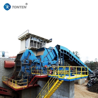 Thiết bị chế biến kim loại phế liệu thép phế liệu máy nghiền máy tái chế