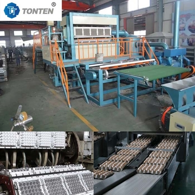 Máy chế tạo đĩa trứng giấy bột giấy tái chế máy tạo giấy