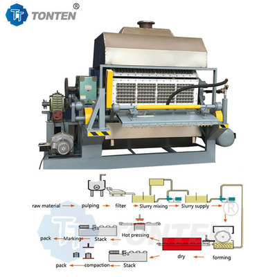 Máy đúc bột giấy Thẻ trứng Thẻ trái cây Thẻ dùng một lần