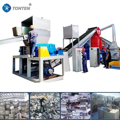 Tự động nhà rác Shredder tủ lạnh cũ nghiền sản xuất dây chuyền máy