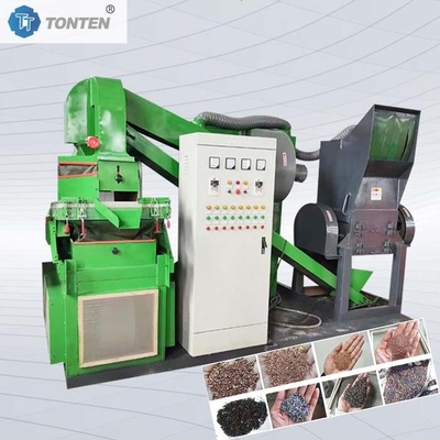 Máy tái chế dây cáp phế liệu Máy hạt đồng Máy nén gạo