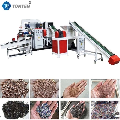 Máy phân tách dây thép đồng và dây tái chế Máy gạo đồng