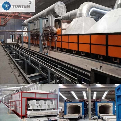 Thiết bị bếp đường hầm điện tự động Bảng đẩy đốt khí