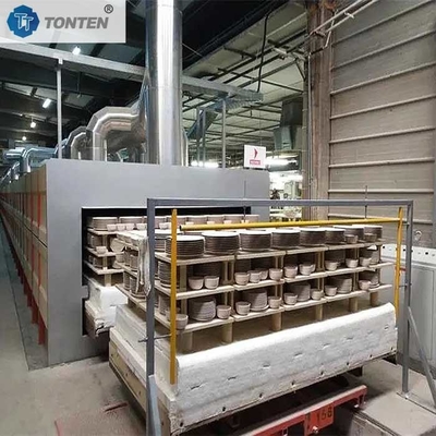 lò cuộn Ceramic Tunnel kiln Đẩy tấm Tunnel kiln nhiệt độ cao