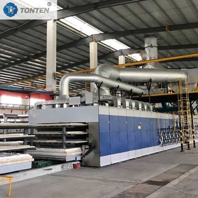 Đường hầm gốm tự động cho gạch ngâm được xây dựng trên sườn núi