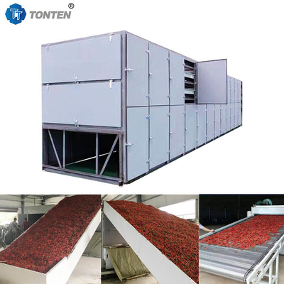 Máy làm khô dây đai ớt ớt thép không gỉ Máy làm khô thực phẩm Thiết bị làm khô