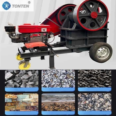 Đá granite máy nghiền nát hàm diesel máy nghiền nát hàm PE 250x400