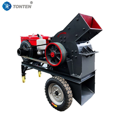 Máy nghiền búa diesel Máy nghiền gạch đá