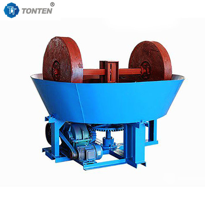 Vàng khai thác ẩm ướt Pan vàng máy xay quặng nghiền máy xay