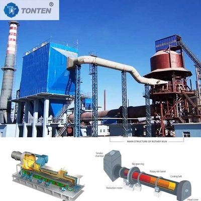 Cement đá vôi lò quay Aluminium hydroxide lò quay cho nhà máy thép