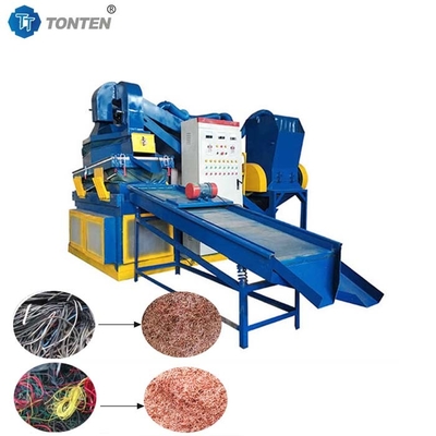 Máy tách hạt cáp rác nhôm nhựa nghiền nát gốm gạo