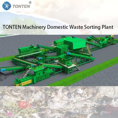 Thiết bị tái chế phân loại chất thải đô thị