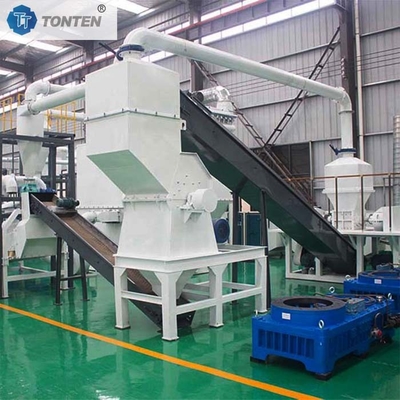 OEM Nhà máy tái chế chất thải nhựa PP PE Film Ldpe Nhà máy giặt dây chuyền máy nghiền