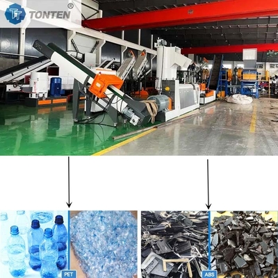 OEM Nhà máy tái chế chất thải nhựa PP PE Film Ldpe Nhà máy giặt dây chuyền máy nghiền