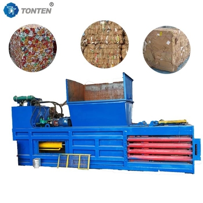 Máy nén giấy thải ngang Máy nén chai nhựa