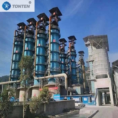 Lò nung vôi vôi Nano Canxi đứng Lò nung vôi bốn tầng 500T
