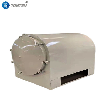 Cây cưa bụi trống lò carbon hóa ốc dừa vỏ 2000kg