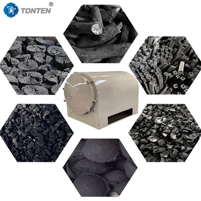 Wood Tree Airflow Carbonisation Furnace Máy sản xuất than gỗ