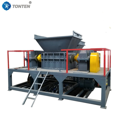 Rác gỗ gỗ hai trục máy nghiền nhà sản xuất tự động