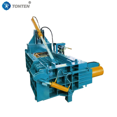 Máy nén thép thủy lực dọc cho phế liệu kim loại Baling tự động