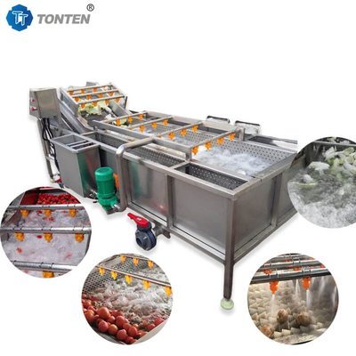 Máy làm sạch thực phẩm 440V Máy giặt rau quả công nghiệp cho ô liu bơ