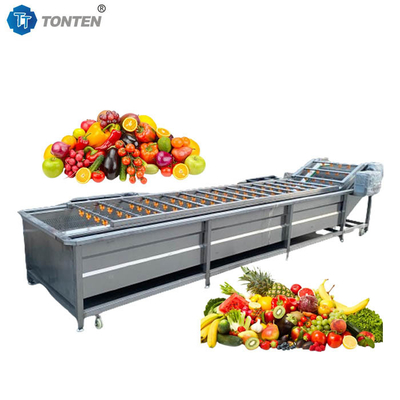 Máy giặt rau quả và rau quả 500-1000kg/giờ