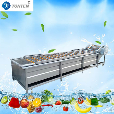 Máy làm sạch thực phẩm bong bóng không khí cho rửa rau quả chuối 6kw 380v