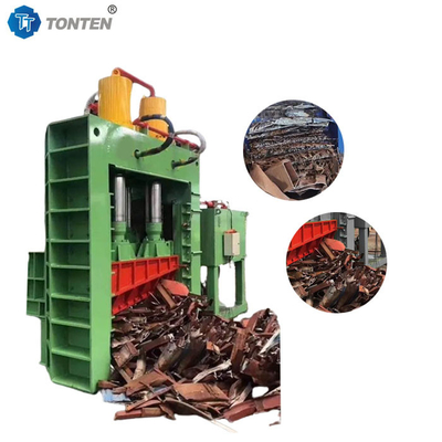 Đường thẳng đứng Gantry Hydraulic Iron Cutter Metal Shears Chiếc máy rác