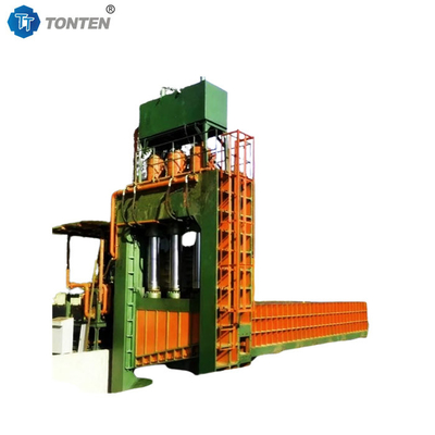 Đường thẳng đứng Gantry Hydraulic Iron Cutter Metal Shears Chiếc máy rác