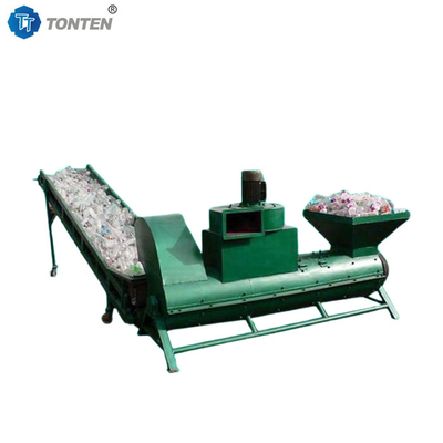 Máy loại bỏ nhãn chai PET Máy cắt giấy nhựa