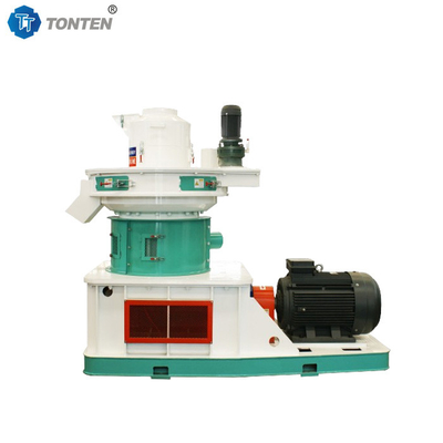 Biomass Fuel Pellet Sawdust Wheat Straw Pellet Machine Máy nén gỗ máy nén gỗ