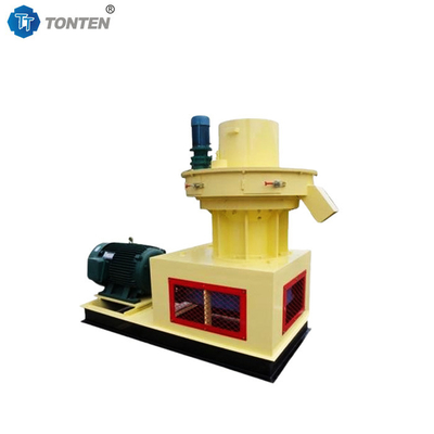 Biomass Fuel Pellet Sawdust Wheat Straw Pellet Machine Máy nén gỗ máy nén gỗ