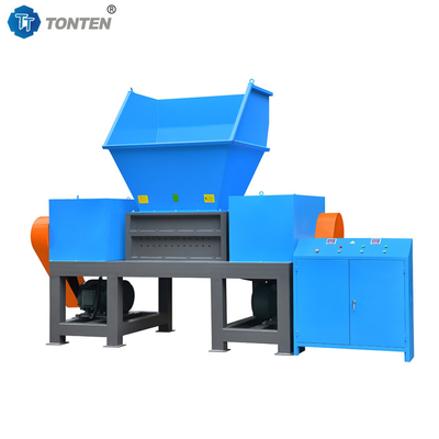 Thép thùng khay xương có thể hai trục Shredder đầu vật liệu Shredder