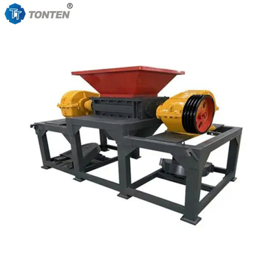 Tăng cường nghiền nát hoạt động dễ dàng Double Shaft Shredder cho tái chế tài nguyên