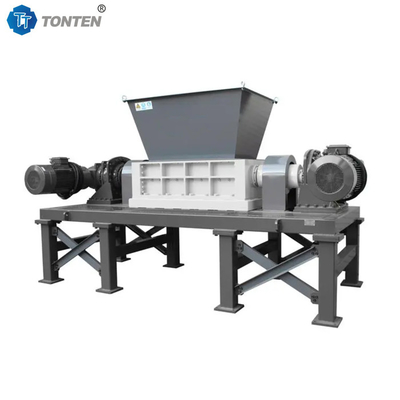 Tăng cường nghiền nát hoạt động dễ dàng Double Shaft Shredder cho tái chế tài nguyên