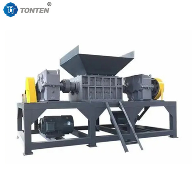 Máy nghiền đồ nội thất lốp kim loại cũ Máy nghiền hai trục